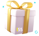 Receba seus bônus de boas-vindas no l55